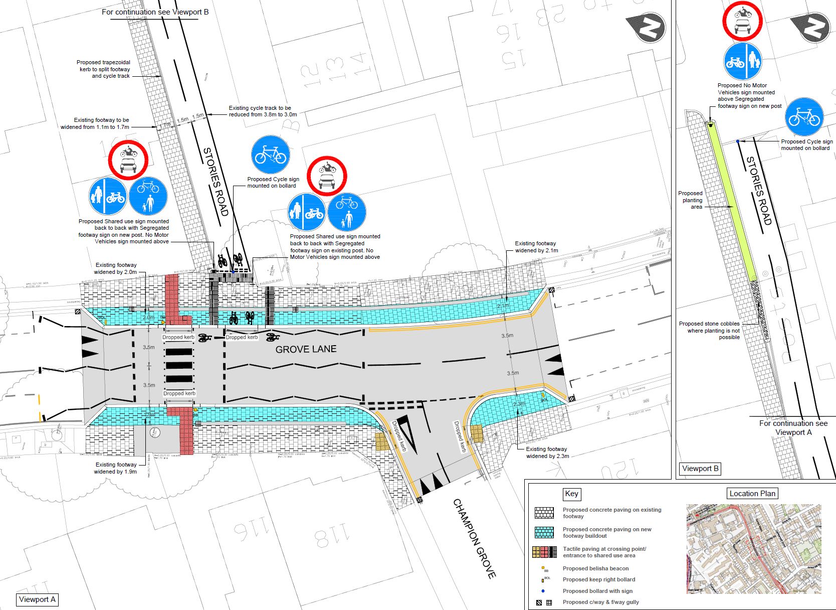 Plan of the proposals