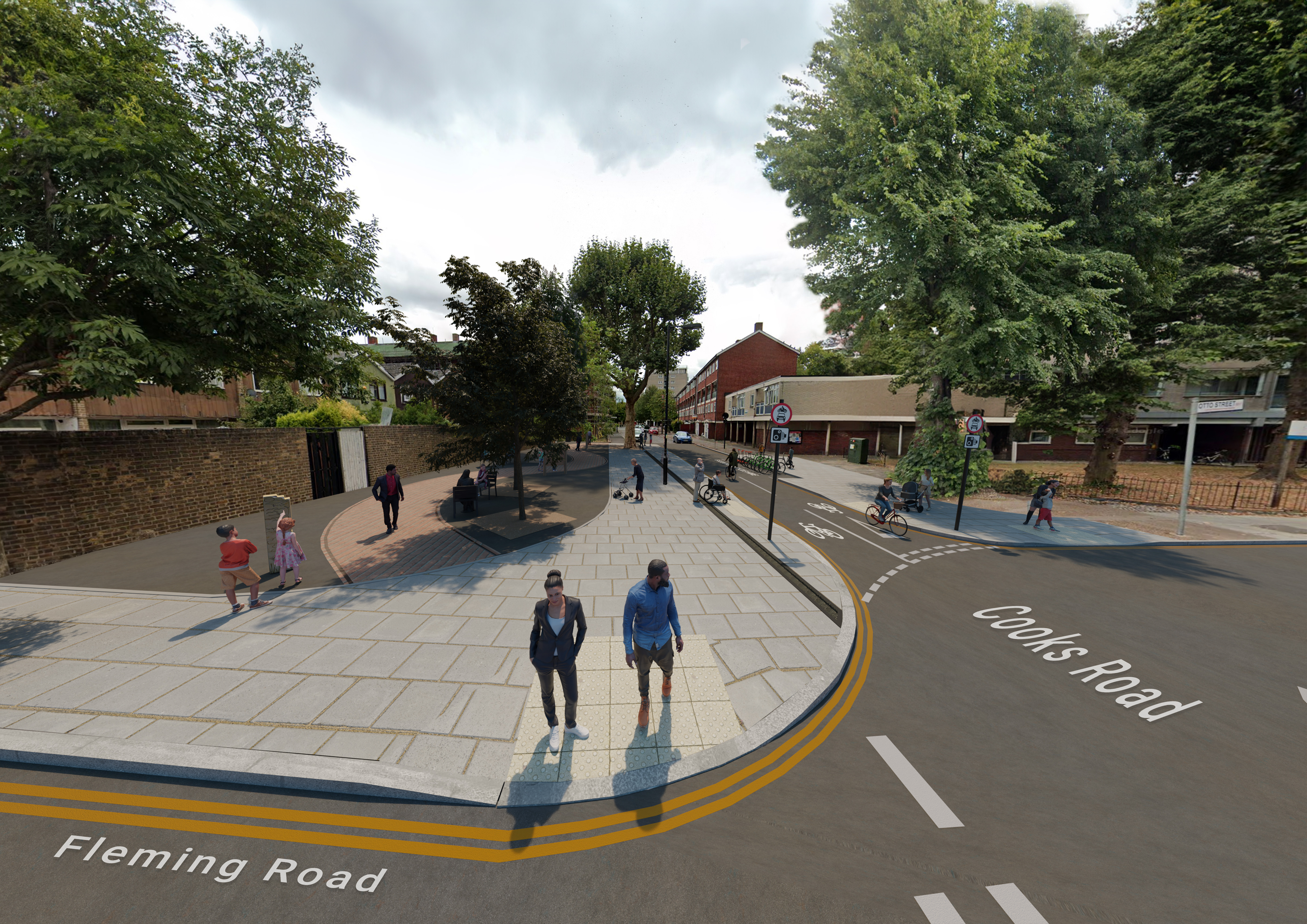 View of proposed design from the North West