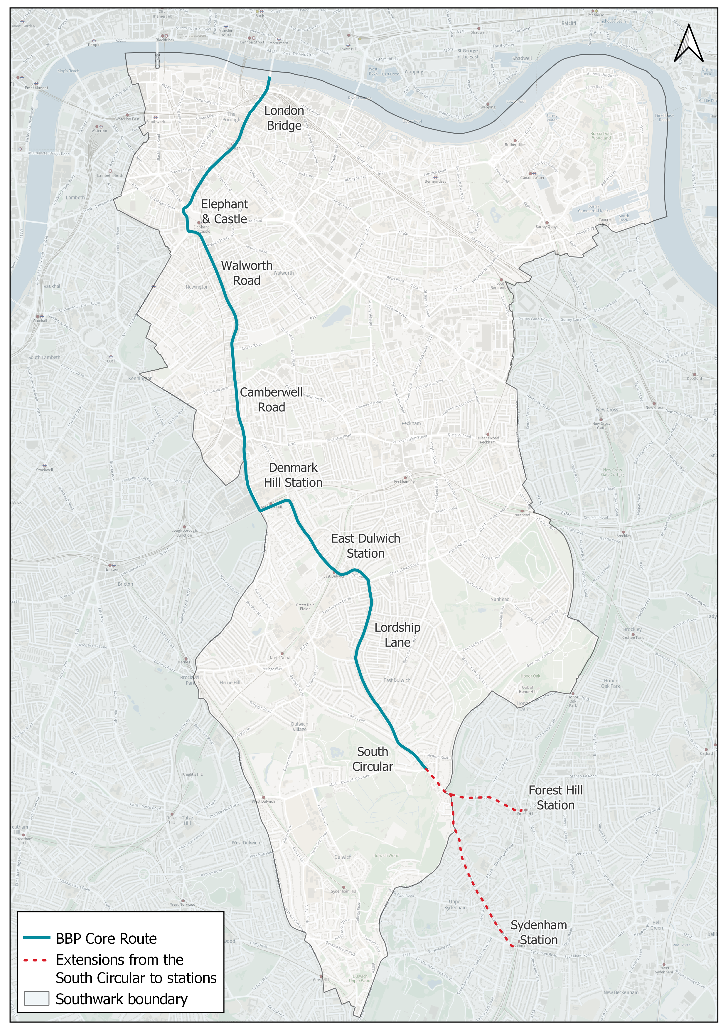 busway route