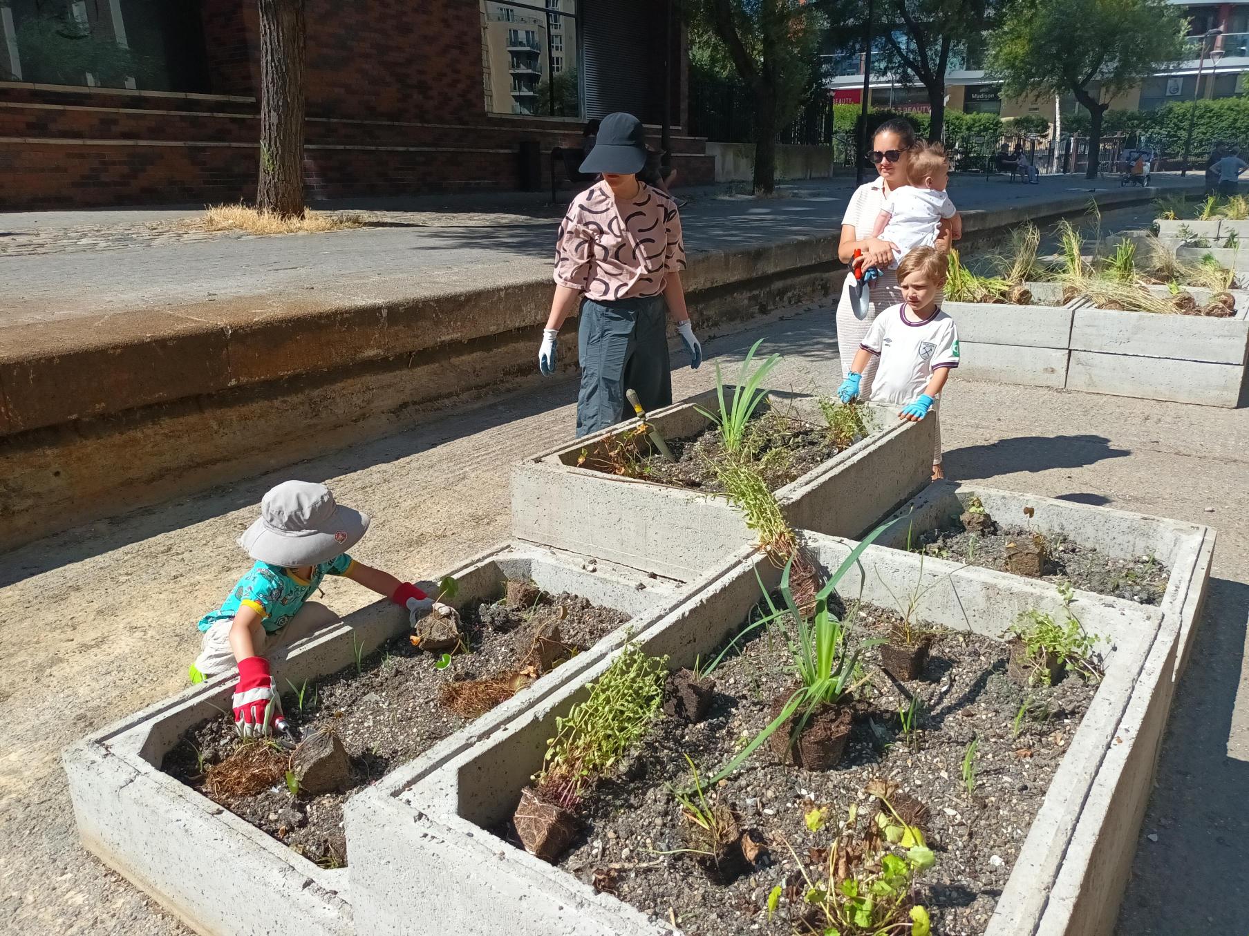 family planting
