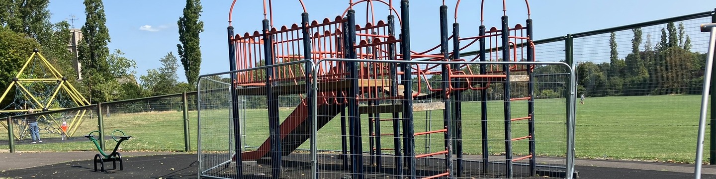 The climbing frame will be replaced as part of the update.