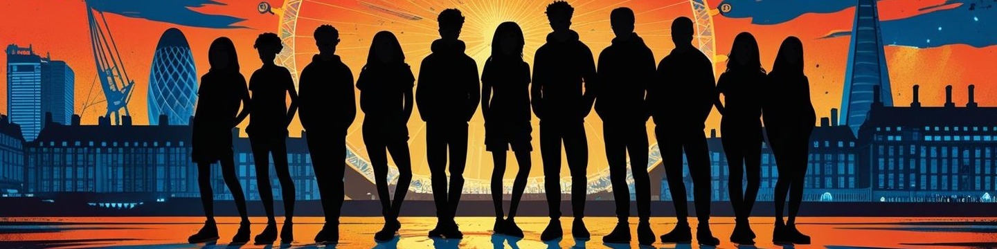Image of young people standing
