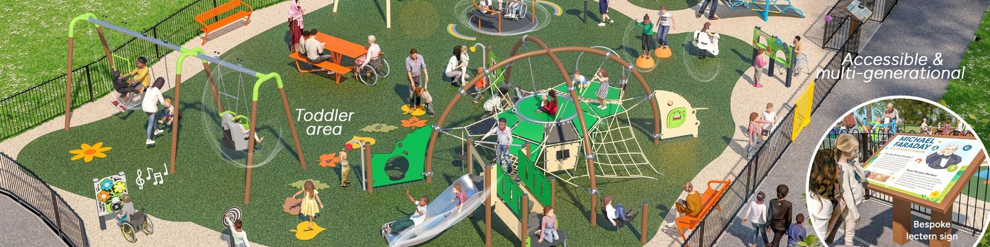Image of Faraday Gardens Playground Design