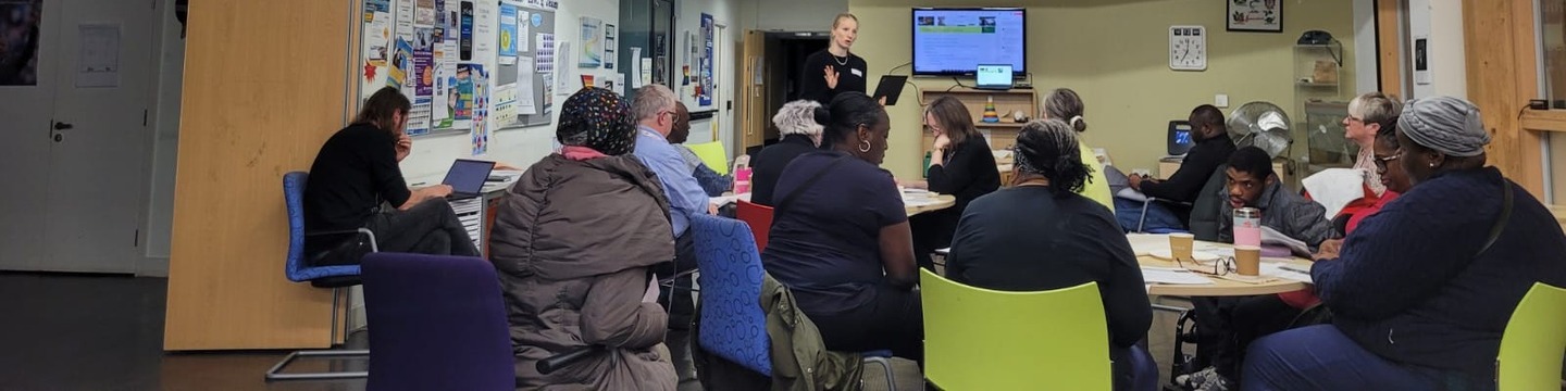 Members at a recent meeting