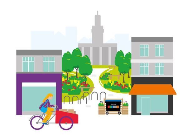 urban scene
