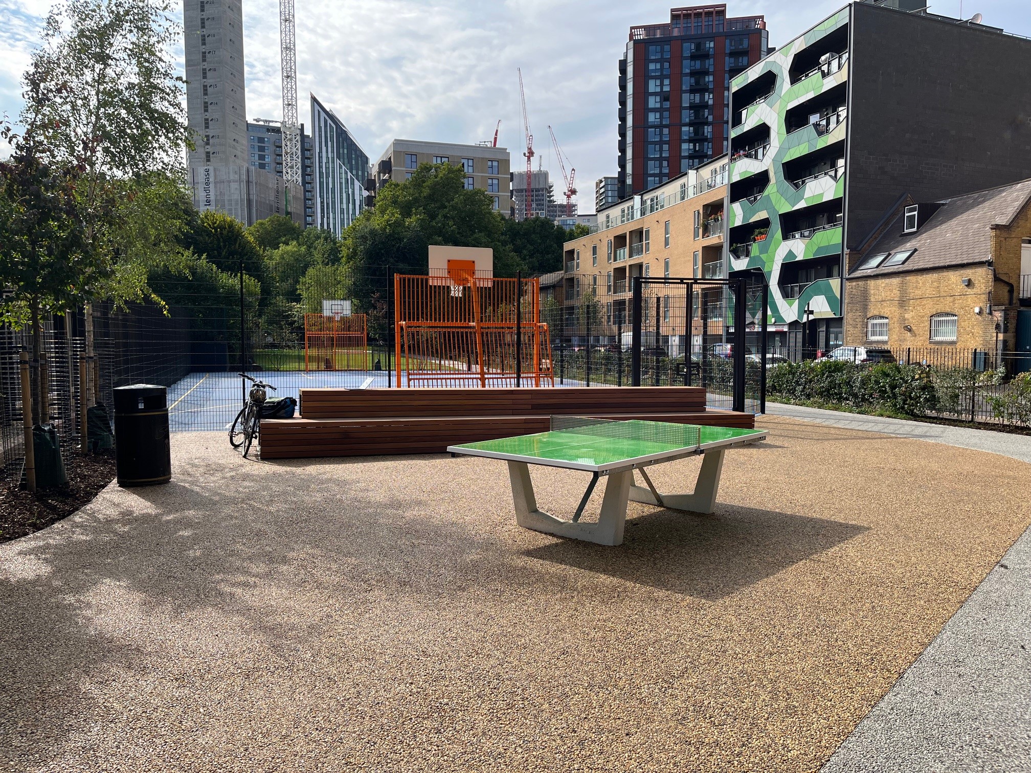 Image of refurbished park August 2024