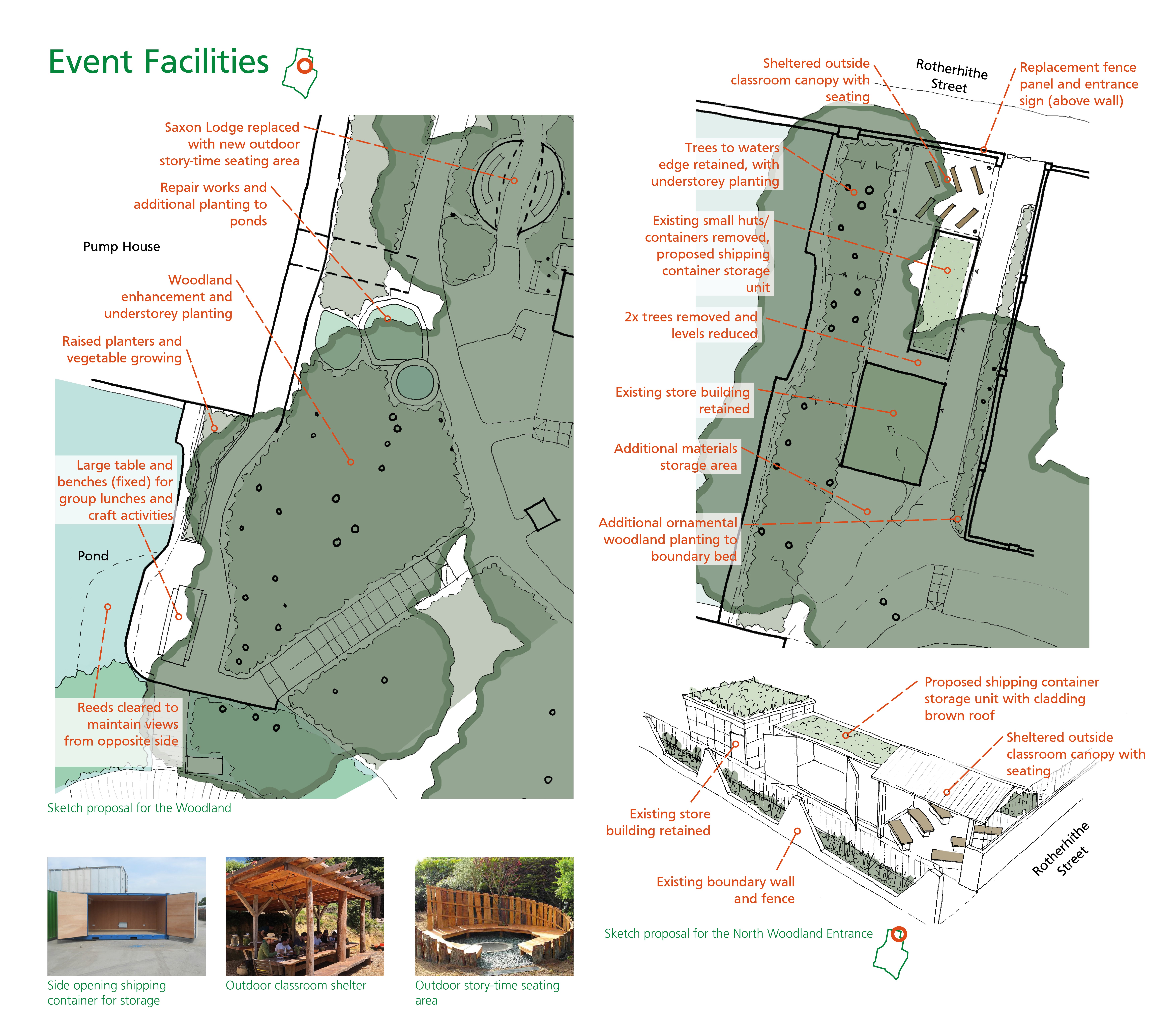 Event facilities masterplan detail