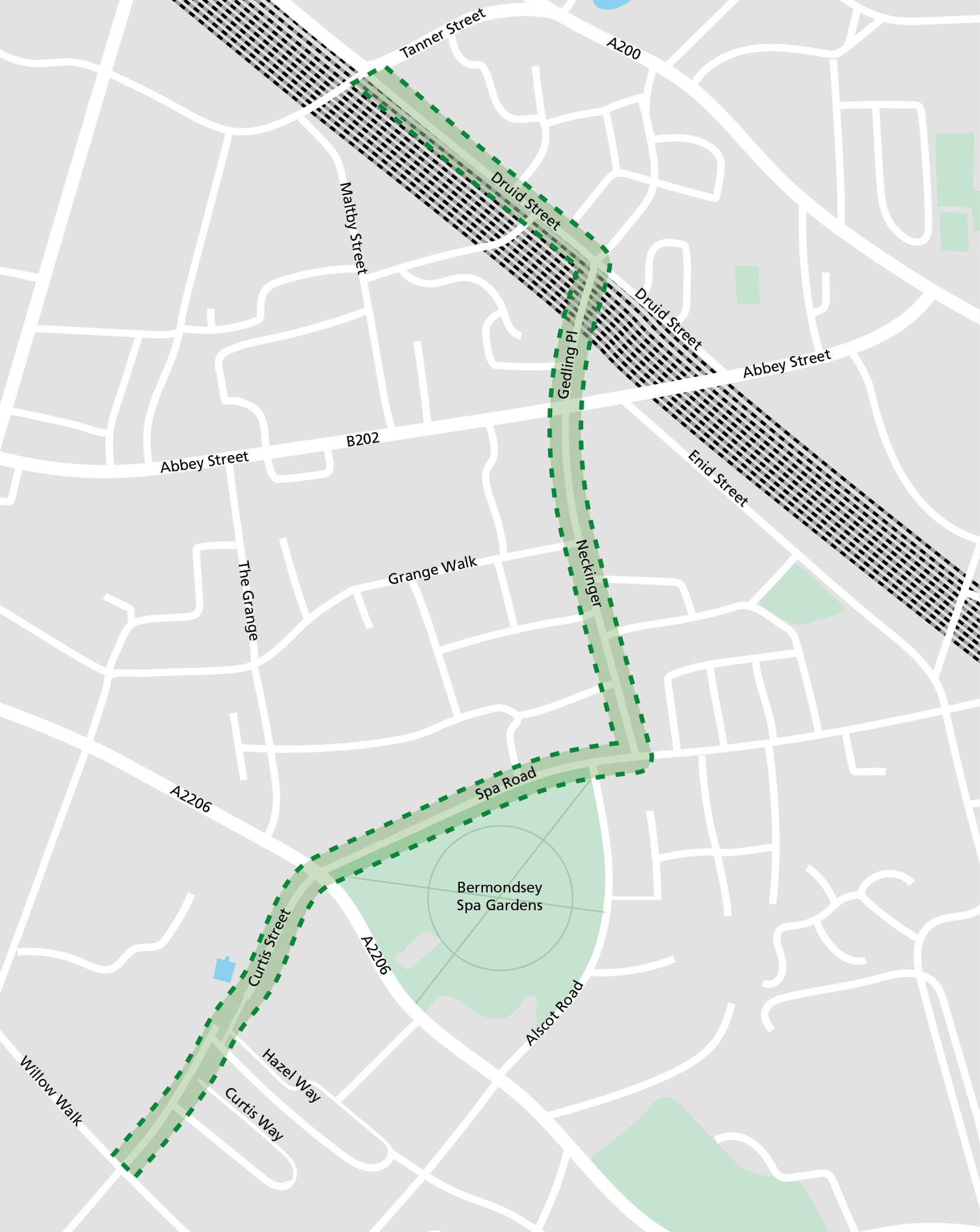 The proposed Route Alignment